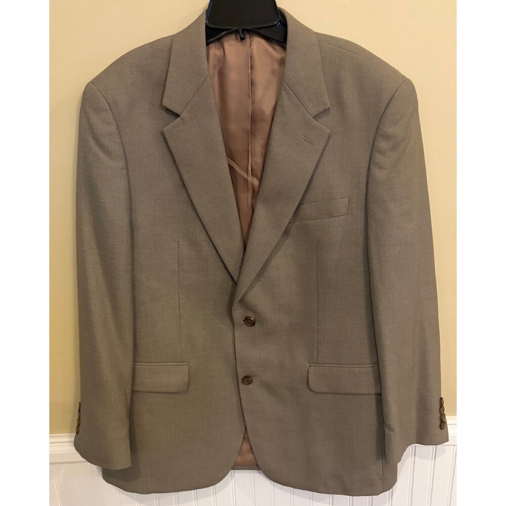 Lauren Ralph Lauren Men’s Blazer 42R Tan Brown Sport Coat 2-Button Suit Jacket